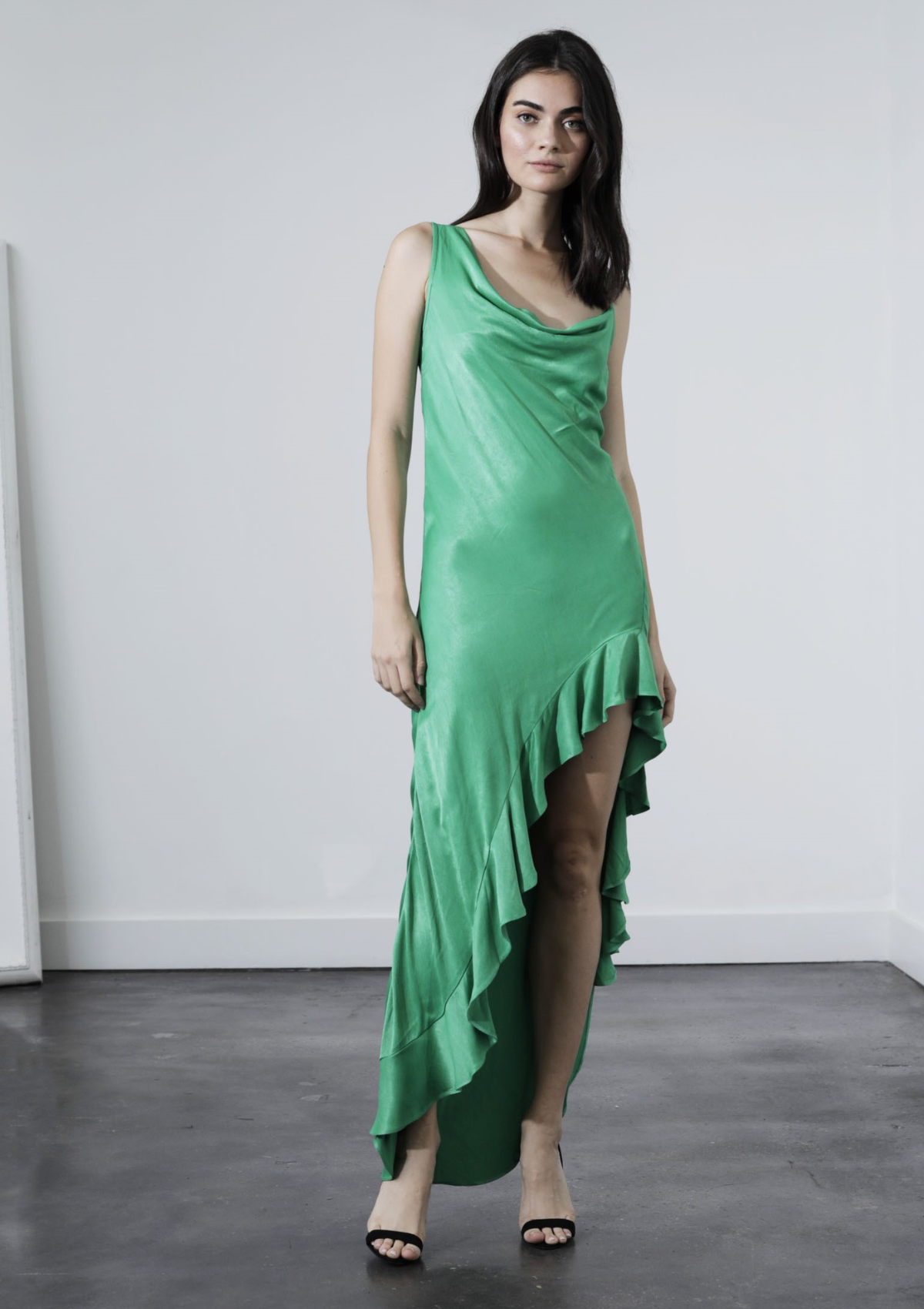 Azelea Midi Dress - Kelly Green